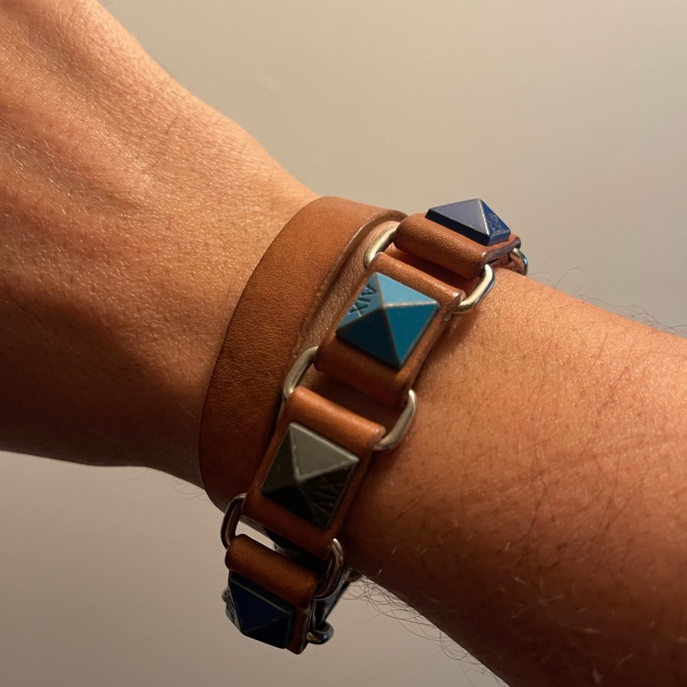 A|X leather bracelet (Unisex) - Picture 1 of 6